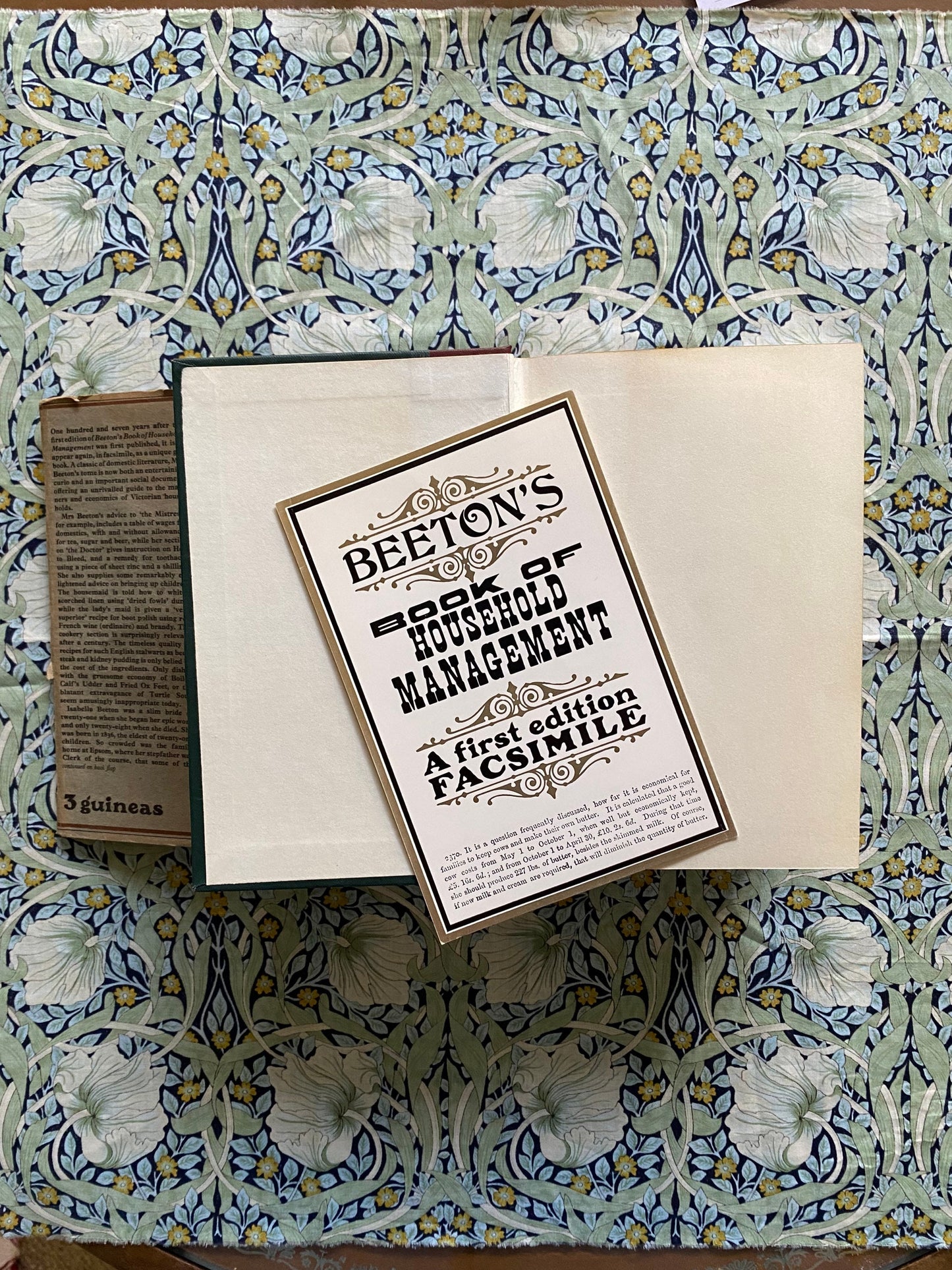 Book of Household Management (A First Edition Facsimile) - By Jonathan Cape